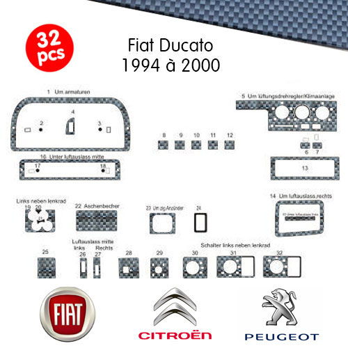 Garniture De Tableau De Bord Ducato Jumper Boxer De 94 à 2000