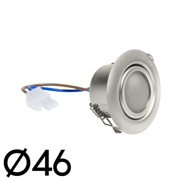 Spot 3 LED 12V Dometic 0,24 W Encastrable - Camping-car Caravane