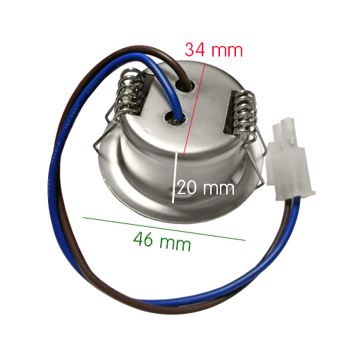 Spot 3 LED 12V 0W2 20mm encastrable