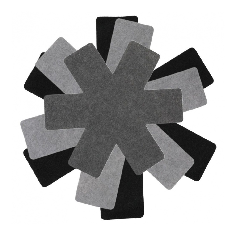 Lot de 6 feutrines sparateur de poles