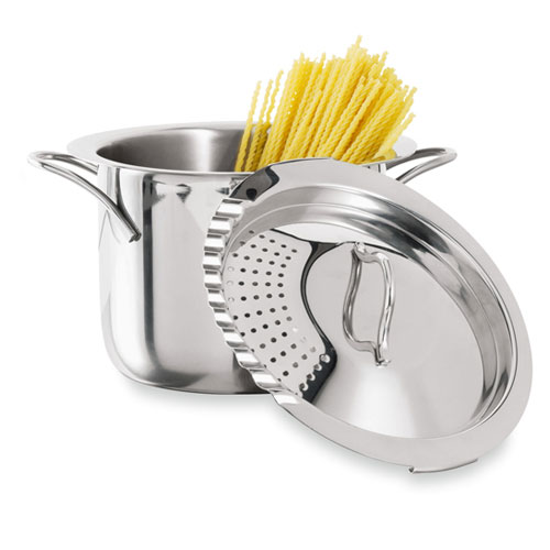 Fait tout en Inox avec couvercle gouttoir 5 Litres