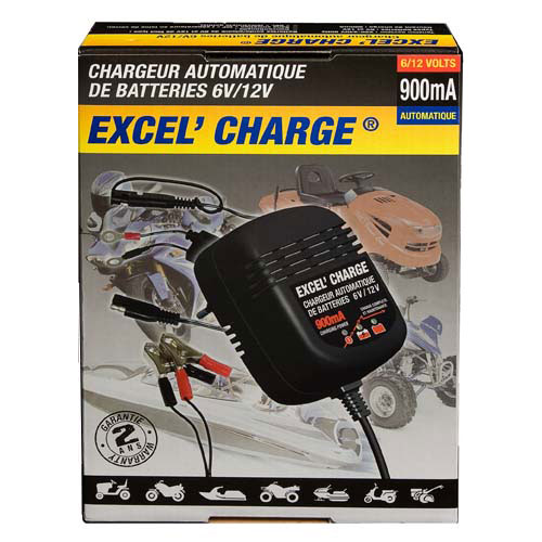 Chargeur de batterie  12V 900MA automatique 