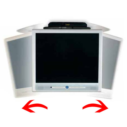 Support TV LCD plafond coulissant