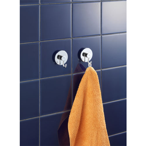 Lot de 2 crochets  ventouse AVEC POMPE vaccum