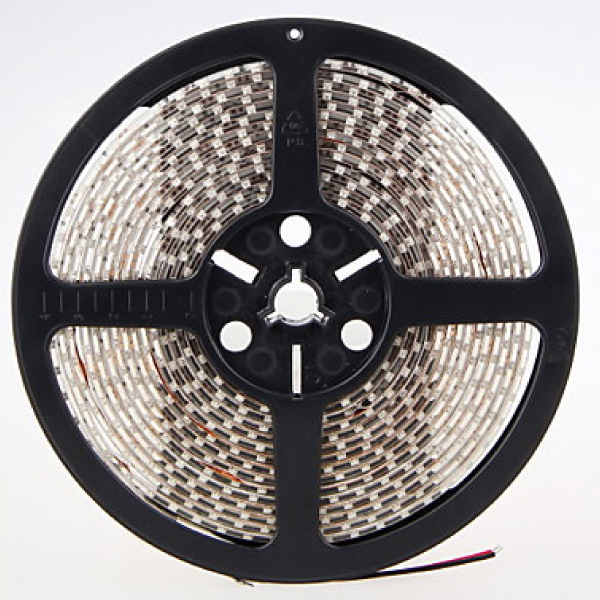 Bandeau LED 5m Blanc chaud tanche autocollant