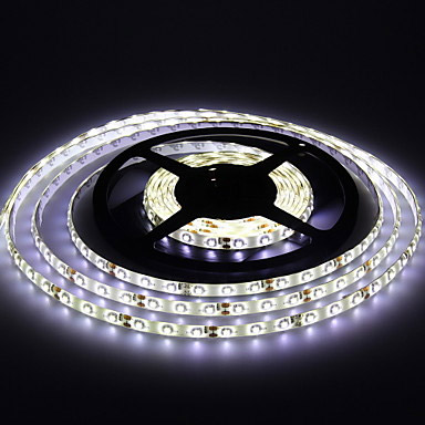 Bandeau LED 5m Blanc chaud tanche autocollant