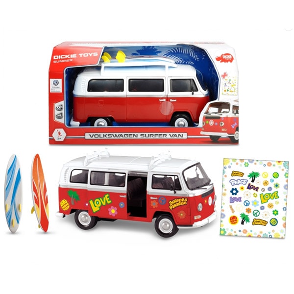 Jouet Surfer Van Volkswagen 32cm  friction