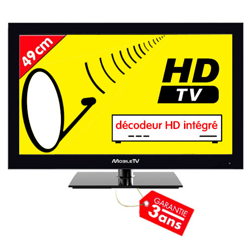 TV HD T2 LED 49cm compatible Satellite