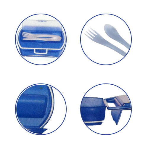 Snack Box bo�te � d�jeuner + couverts