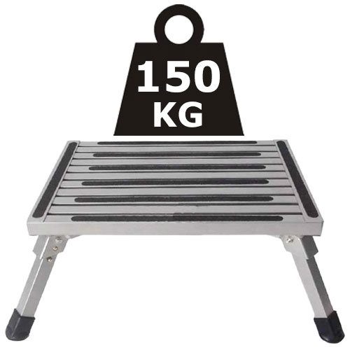 Marchepied pliant 150kg grand modle 48x37cm