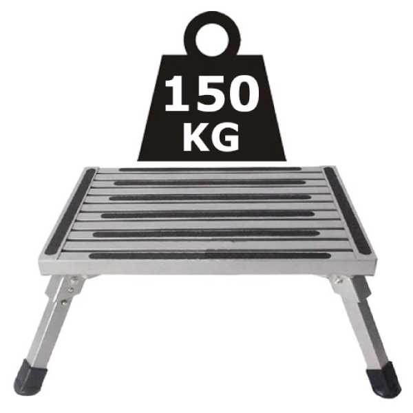 Marchepied pliant 150kg grand modle 48x37cm