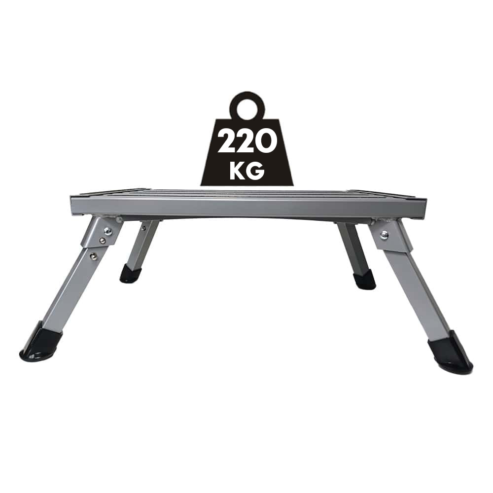 Marchepied pliant 220kg grand modle 48x37cm