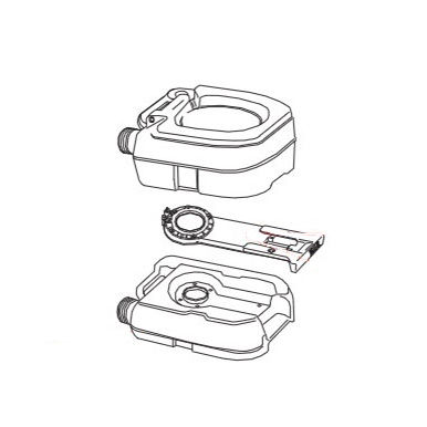 Kit soupape pour WC bi pot 125 FIAMMA
