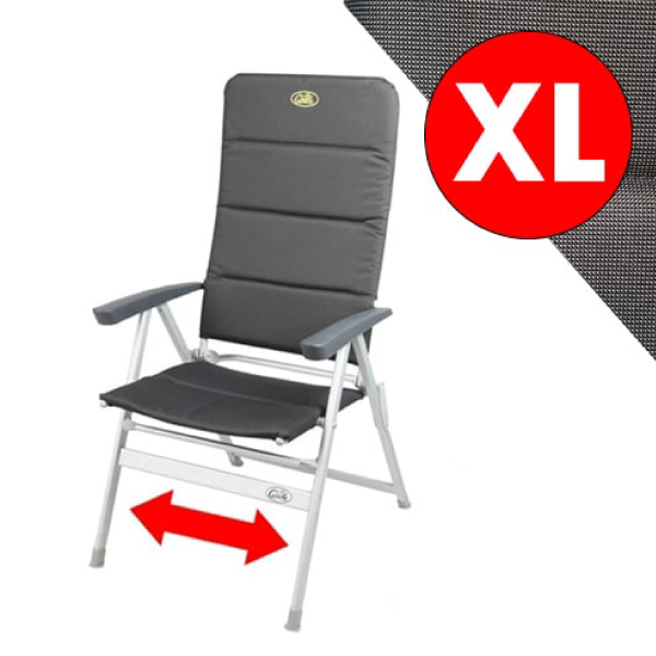 Fauteuil matelass alu Grenoble  XL CAMP4