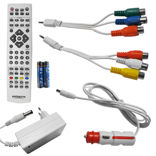 T�l�vision LED DVD T2 47cm blanche Antarion