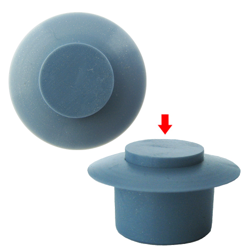 Bouton de pare choc 13mm  Bleu ciel