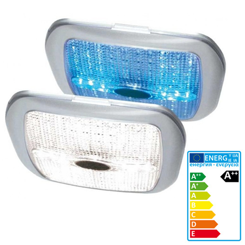 Plafonnier 60 LED 12V 7W 177x177mm  900LM