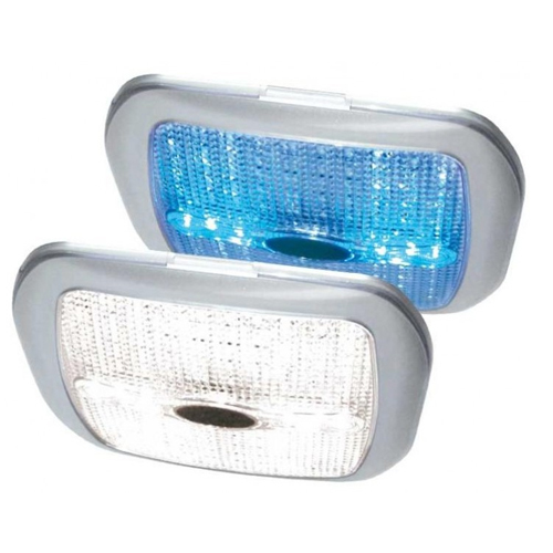 Kriogor 12V Lumières Intérieure à LED Lampe Eclairage, Plafonnier LED RV 72  LED avec Interrupteur Marche, 700LM réglable RV de Toit de Lampes pour