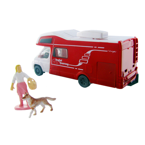 Jouet Camping Car Hymer avec figurines 12cm 
