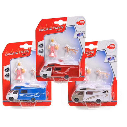 Jouet Camping Car Hymer avec figurines 12cm 