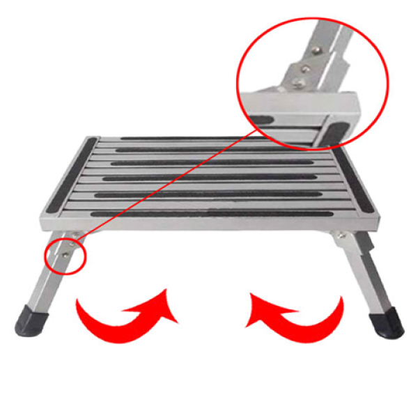 Marchepied pliant 150kg 48x30cm