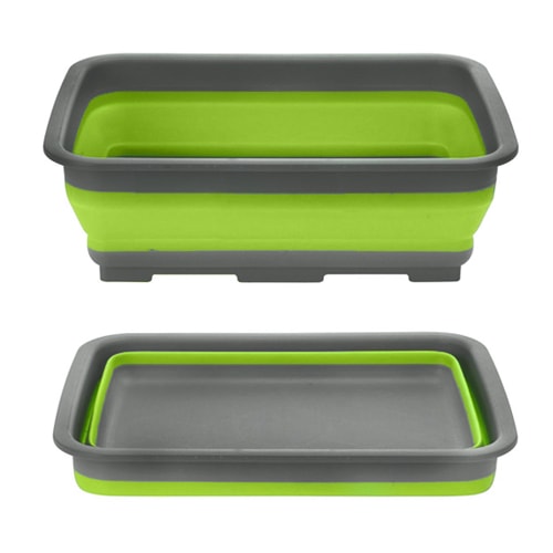 Panier de rangement pliable en silicone 