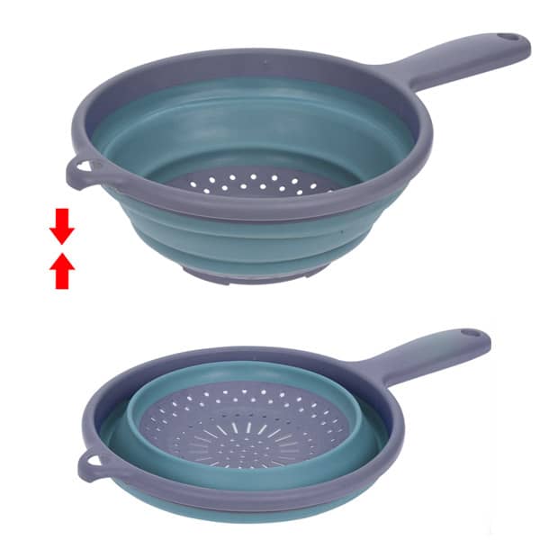 avis sur Passoire pliable en silicone avec manche 