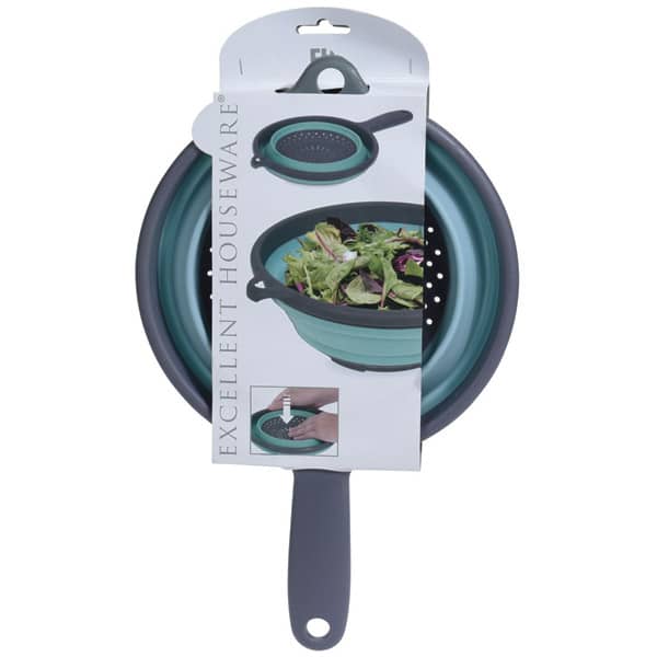 Passoire pliable en silicone avec manche 