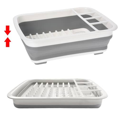 Égouttoir rétractable en silicone pour Camping-car, Caravane & Bateau