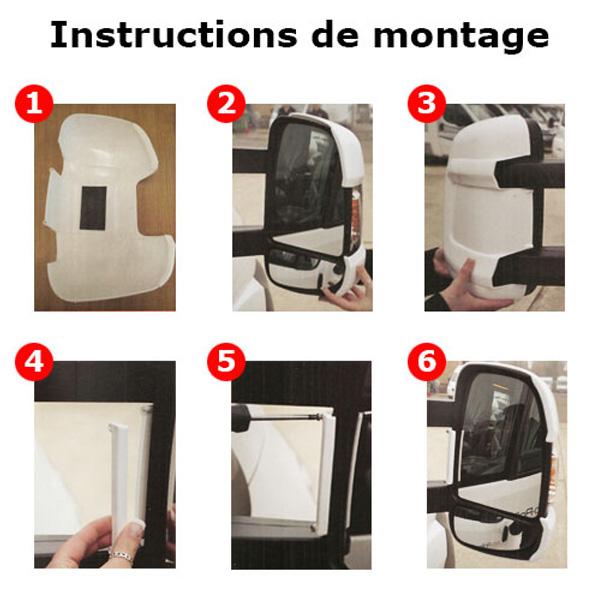 Coques rtros fourgon Ducato MILENCO Noires