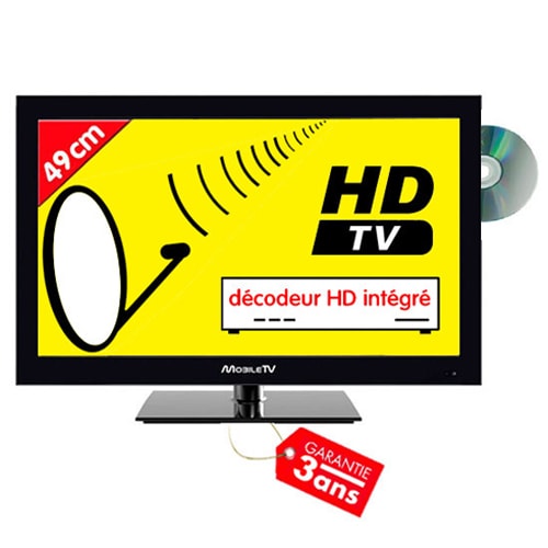 TV HD DVD 49cm compatible satellite 