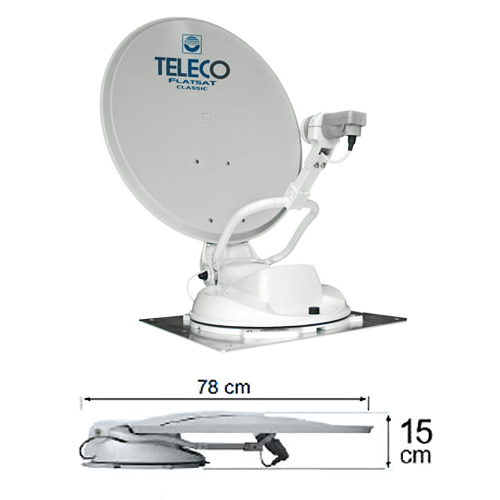 Antenne satellite auto HD TELECO FLATSAT Smart 65