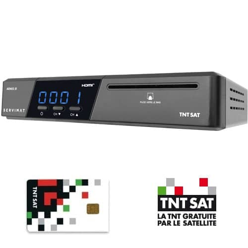 Décodeur satellite HD PVR Ready pour TNTSAT