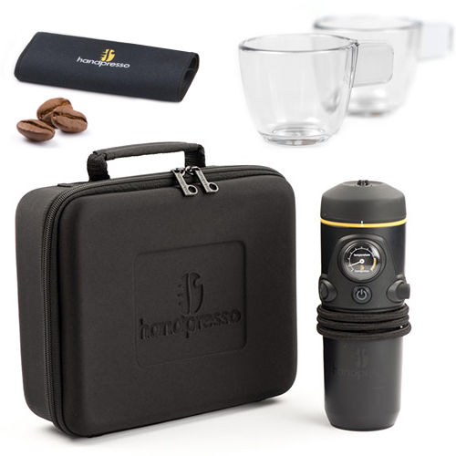 Coffret Machine Handpresso Auto + 2 tasses + 1 serviette