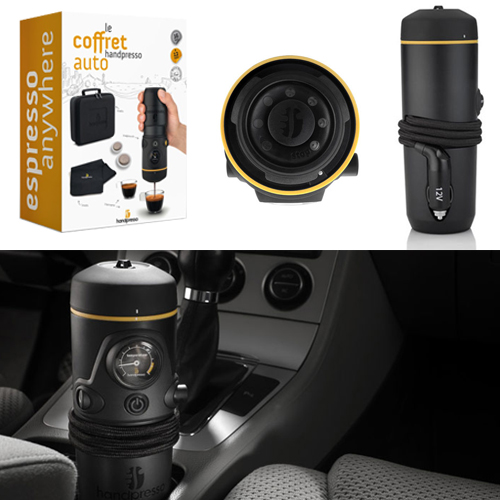 Coffret Machine Handpresso Auto + 2 tasses + 1 serviette