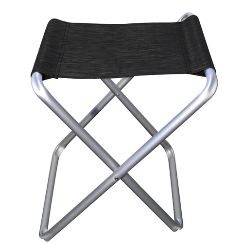 Tabouret pliant MIDLAND alu Noir