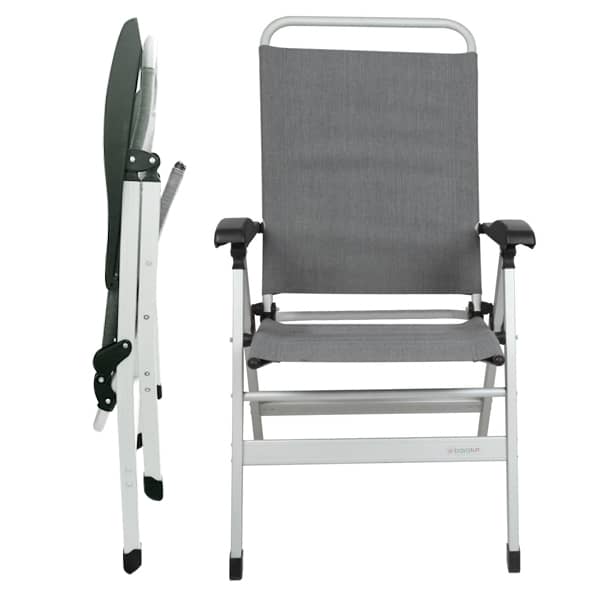 Fauteuil alu Confort bas BAYASUN gris