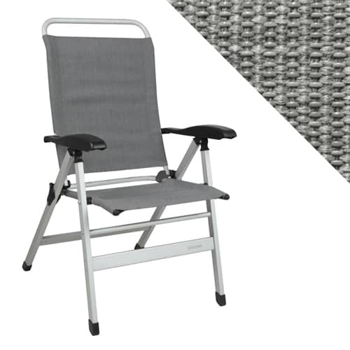 Fauteuil alu Confort bas BAYASUN gris