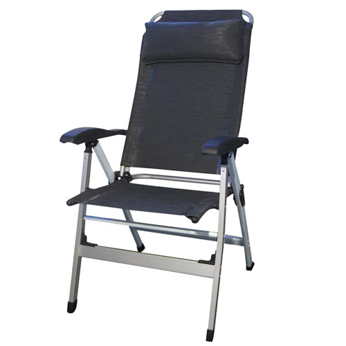 Fauteuil alu Confort Maxi noir Midland