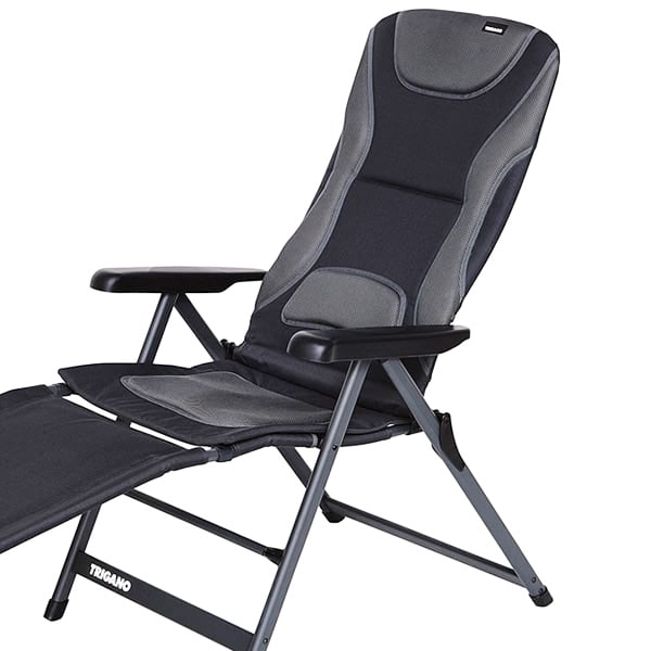 Fauteuil matelass alu VIP Graphite TRIGANO