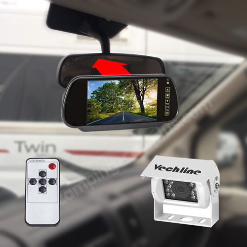 Caméra de recul VISIO EVO EASY rétroviseur intérieur - Camping-car
