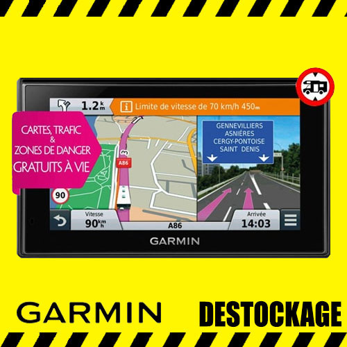 Garmin 010-01535-01 Camper 660 LMT-D GPS pour Camping Car Reconditionné 6 Pouces Noir 