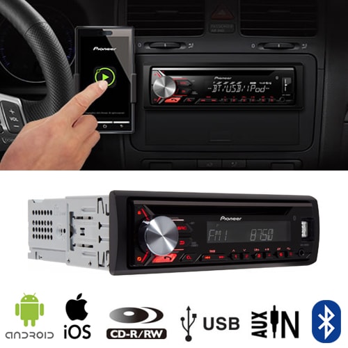 Pioneer Car Multimedia Autoradio USB/Bluetooth Noir - Voiture - Achat &  prix