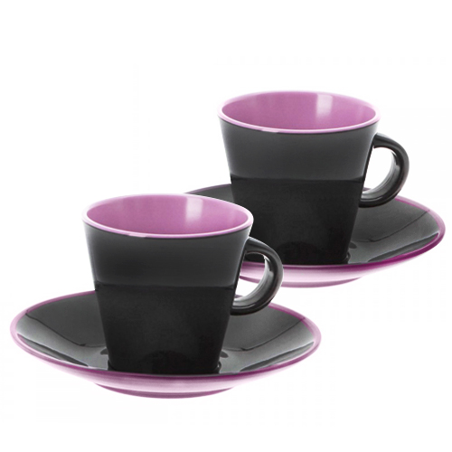 Lot de 2 tasses expresso Framboise GIMEX