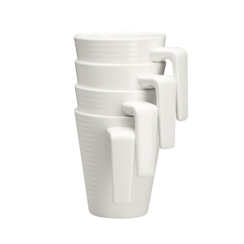 Lot de vaisselle Mlamine Seramika Vanilla