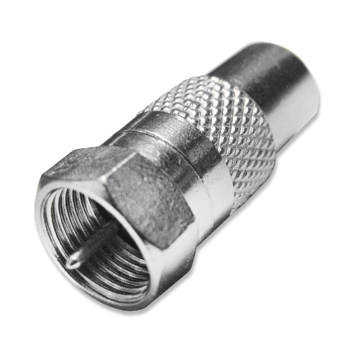 Adaptateur Fiche F  visser + Coaxial