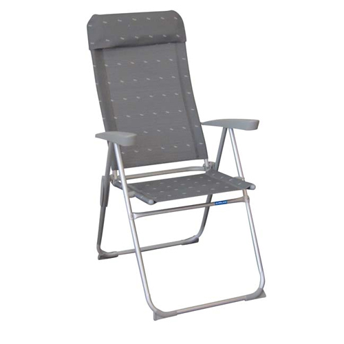 Lot de 4 Fauteuils Eco haut gris Midland