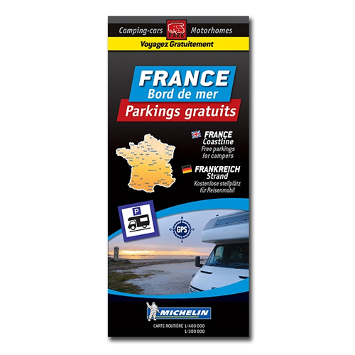 Carte FRANCE Parkings gratuits Bord de mer