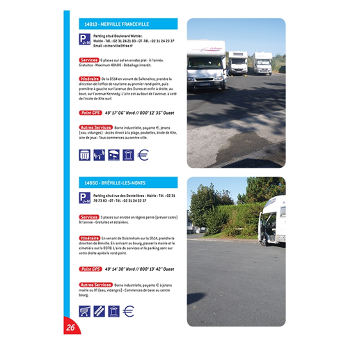 Guide FRANCE parkings gratuits en Bord de mer
