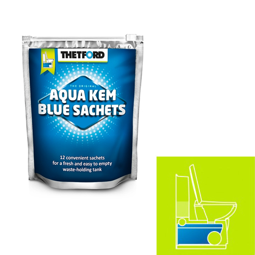 Aqua Kem Blue 12 sachets 